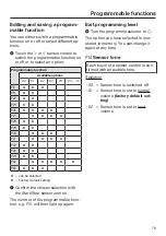 Preview for 79 page of Miele WDD 131 WPS GuideLine Operating Instructions Manual