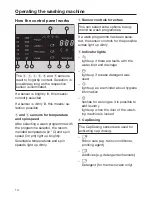 Preview for 14 page of Miele WDD320 SpeedCare 1400 Operating Instructions Manual