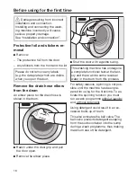 Preview for 16 page of Miele WDD320 SpeedCare 1400 Operating Instructions Manual