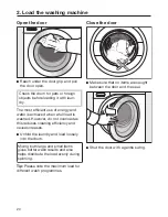 Preview for 20 page of Miele WDD320 SpeedCare 1400 Operating Instructions Manual