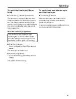 Preview for 29 page of Miele WDD320 SpeedCare 1400 Operating Instructions Manual