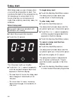 Preview for 30 page of Miele WDD320 SpeedCare 1400 Operating Instructions Manual