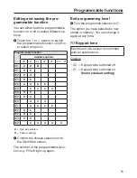 Preview for 75 page of Miele WDD320 SpeedCare 1400 Operating Instructions Manual