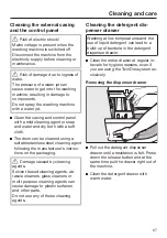 Preview for 67 page of Miele WER 865 WPS Excellence Operating Instructions Manual