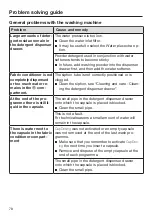 Preview for 78 page of Miele WER 865 WPS Excellence Operating Instructions Manual