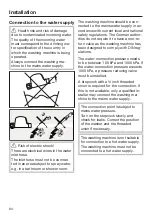 Предварительный просмотр 94 страницы Miele WER 865 WPS Excellence Operating Instructions Manual