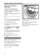 Preview for 20 page of Miele WKG 120 WCS Operating Instructions Manual