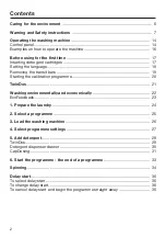 Preview for 2 page of Miele WKG 120 Operating Instructions Manual