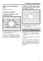 Preview for 25 page of Miele WKG 120 Operating Instructions Manual