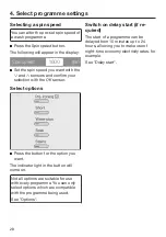 Preview for 28 page of Miele WKG 120 Operating Instructions Manual