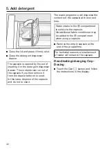 Preview for 32 page of Miele WKG 120 Operating Instructions Manual