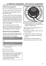 Preview for 33 page of Miele WKG 120 Operating Instructions Manual