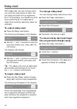 Preview for 36 page of Miele WKG 120 Operating Instructions Manual