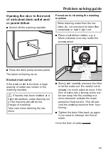 Preview for 69 page of Miele WKG 120 Operating Instructions Manual