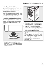 Preview for 77 page of Miele WKG 120 Operating Instructions Manual