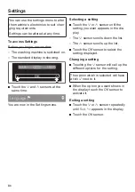 Preview for 86 page of Miele WKG 120 Operating Instructions Manual