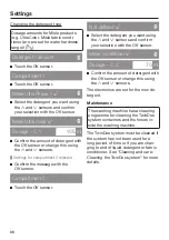 Preview for 88 page of Miele WKG 120 Operating Instructions Manual