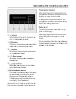 Предварительный просмотр 15 страницы Miele WKH 120 WPS Operating Instructions Manual