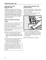 Предварительный просмотр 60 страницы Miele WKH 120 WPS Operating Instructions Manual