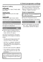 Preview for 27 page of Miele WKH 122 WPS Operating Instructions Manual