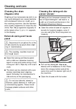 Preview for 58 page of Miele WKH 122 WPS Operating Instructions Manual