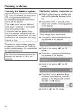 Preview for 60 page of Miele WKH 122 WPS Operating Instructions Manual