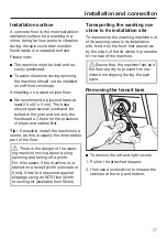 Preview for 77 page of Miele WKH 122 WPS Operating Instructions Manual