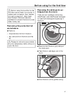 Предварительный просмотр 17 страницы Miele WKR 770 WPS Operating Instructions Manual