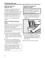 Preview for 66 page of Miele WKR 771 WPS Operating Instructions Manual