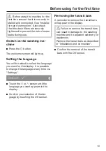 Preview for 19 page of Miele WMH122 WPS Operating Instructions Manual