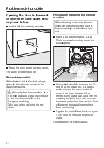 Preview for 72 page of Miele WMH122 WPS Operating Instructions Manual