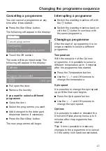 Preview for 57 page of Miele WMR561WPS Operating Instructions Manual