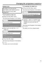 Preview for 59 page of Miele WMR561WPS Operating Instructions Manual