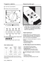 Предварительный просмотр 12 страницы Miele WS 5073 SLUICE Operating Instructions Manual