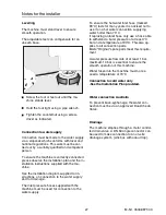 Предварительный просмотр 27 страницы Miele WS 5073 SLUICE Operating Instructions Manual