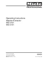 Miele WS 5101 Operating Instructions Manual preview