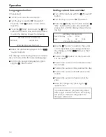 Preview for 12 page of Miele WS 5101 Operating Instructions Manual