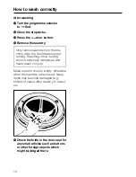 Предварительный просмотр 16 страницы Miele WS 5425 MC 13 Operating And Installation Instructions