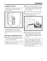 Предварительный просмотр 41 страницы Miele WS 5425 MC 13 Operating And Installation Instructions