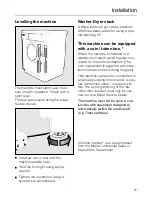 Предварительный просмотр 37 страницы Miele WS 5425 MC 7 Professional Operating Instructions Manual