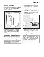 Предварительный просмотр 43 страницы Miele WS 5426 MC 13 Operating And Installation