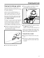 Предварительный просмотр 27 страницы Miele WS 5427 MC 13 Operating And Installation Instructions