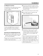 Предварительный просмотр 43 страницы Miele WS 5427 MC 13 Operating And Installation Instructions