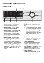 Предварительный просмотр 12 страницы Miele WSA 023 Active Operating Instructions Manual