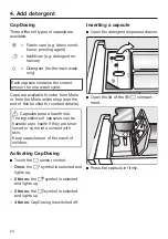 Предварительный просмотр 24 страницы Miele WSA 023 Active Operating Instructions Manual