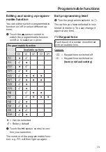 Предварительный просмотр 73 страницы Miele WSA 023 Active Operating Instructions Manual