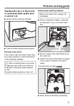 Preview for 55 page of Miele WSD 323 Selection Operating Instructions Manual