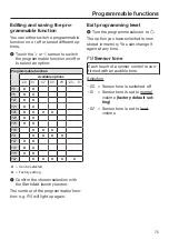 Preview for 75 page of Miele WSD 323 Selection Operating Instructions Manual