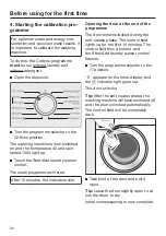 Предварительный просмотр 20 страницы Miele WSD 663 Selection Operating Instructions Manual