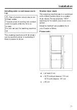 Предварительный просмотр 71 страницы Miele WSD 663 Selection Operating Instructions Manual